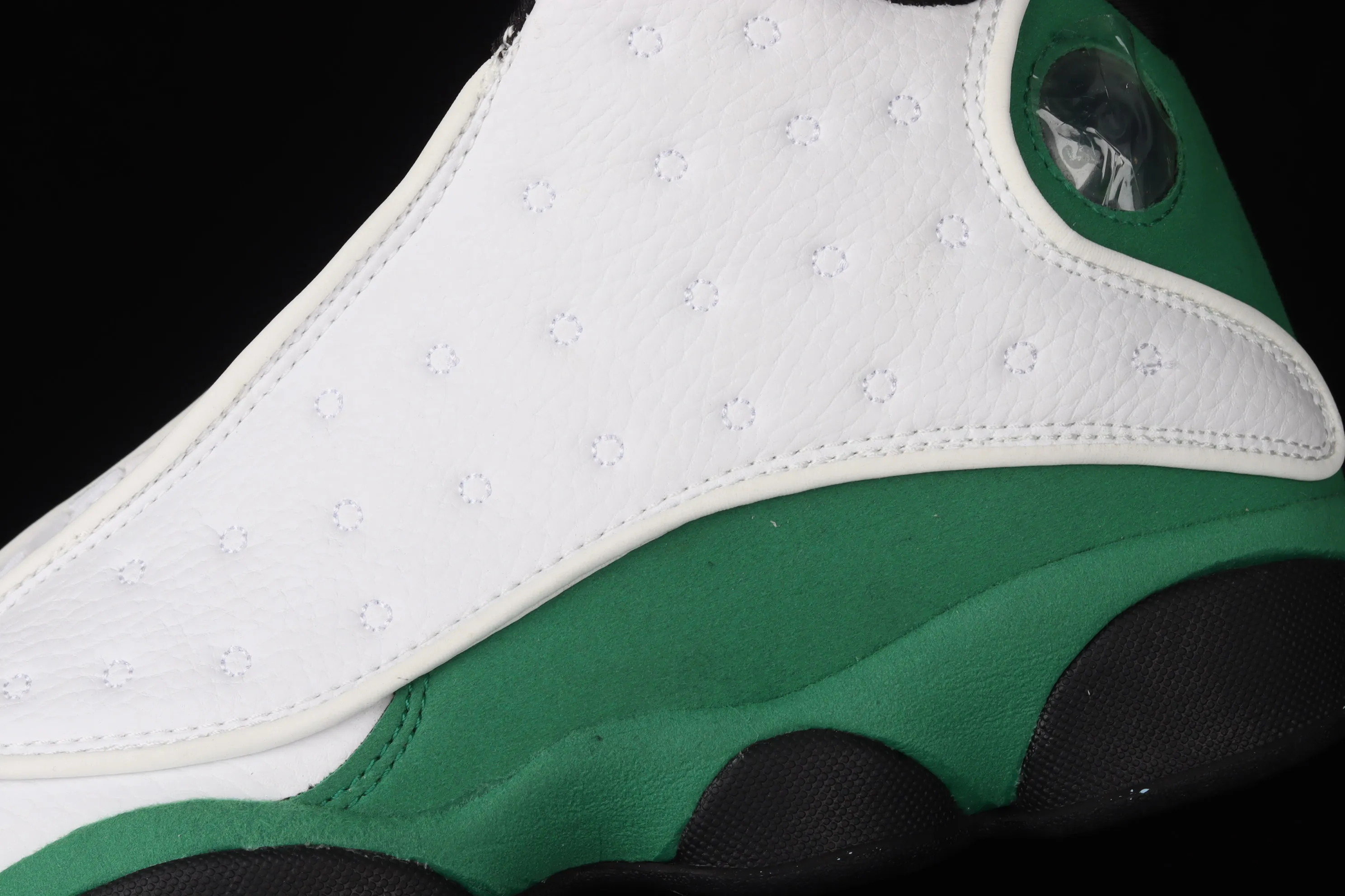 All categories Air Jordan Jordan series basketball shoes Air Jordan 13 G version Air Jordan 13 Retro AJ13 white and green 414571-113